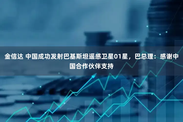 金信达 中国成功发射巴基斯坦遥感卫星01星，巴总理：感谢中国合作伙伴支持
